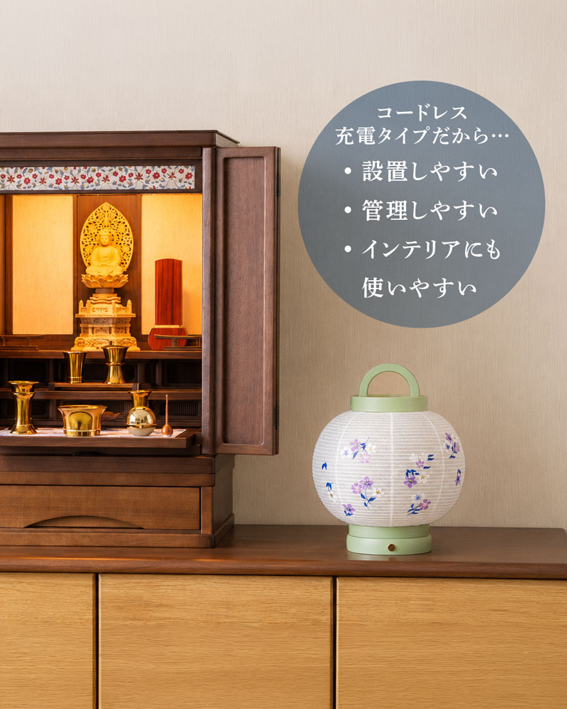 モダン提灯 ぽてりんの設置例